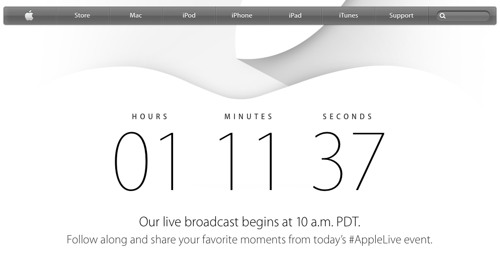 Apple Countdown Event Already Shows Imperfections