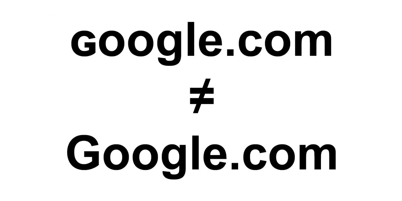Careful: ɢoogle.com is not google.com
