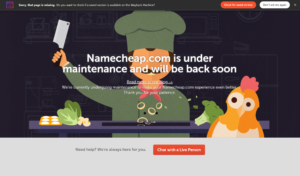 Namecheap offline